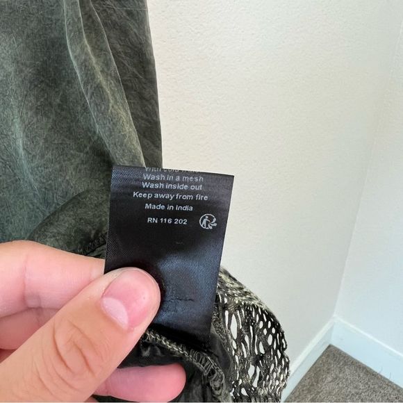 Zadig & Voltaire Kendra Blouse in green size small - Picture 11 of 11